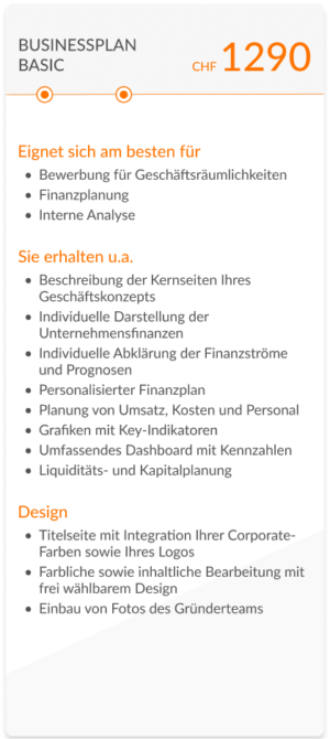 Businessplan Basic - CHF 1290