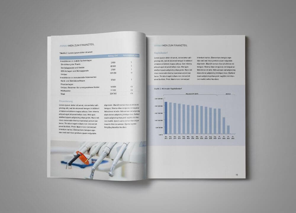 Businessplan für eine Zahnpflegepraxis